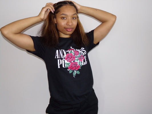 AP Womens T-Shirt Rose