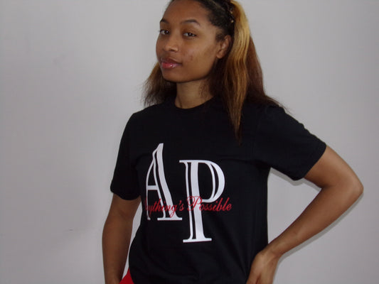 Ap signature logo tshirt blk